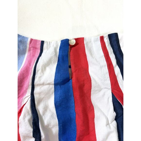 Lands' End Girls Trapeze Dress Size 14‎ Sleeveless Cotton Patriotic Sundress - Picture 8 of 9